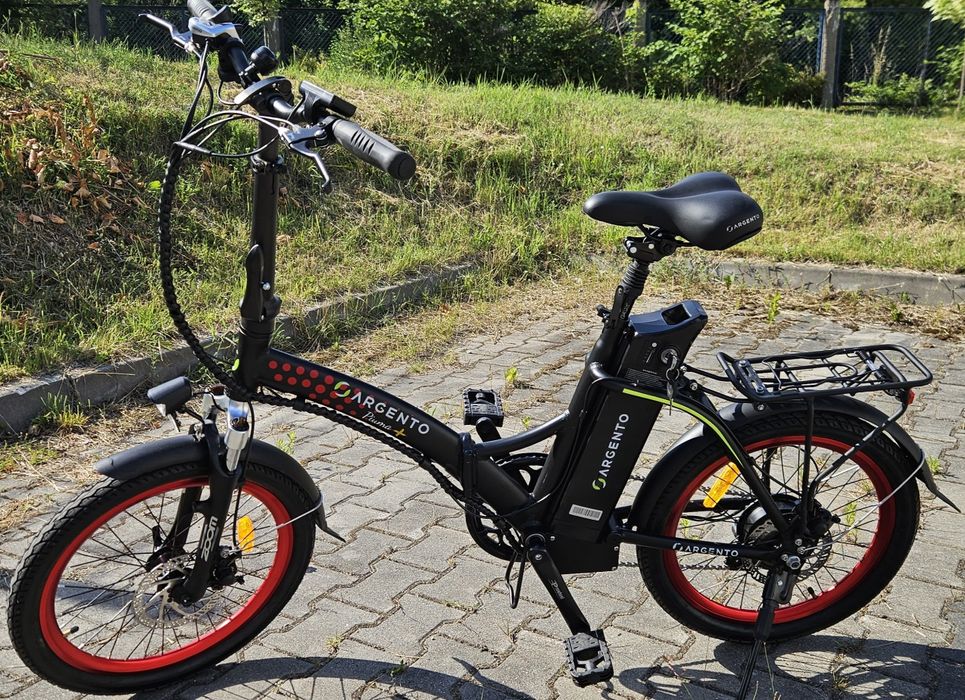 Rower elektryczny składak Argento Piuma + 14Ah gazu Zawiercie