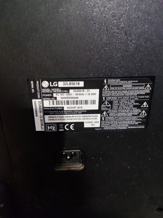 Телвизор Lg 32LB561B - ZC