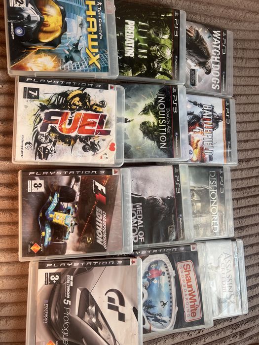 Gry ps3 widoczne na zdjeciu