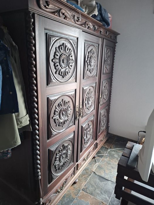 3 x Mobilia Quarto Estilo Antigo