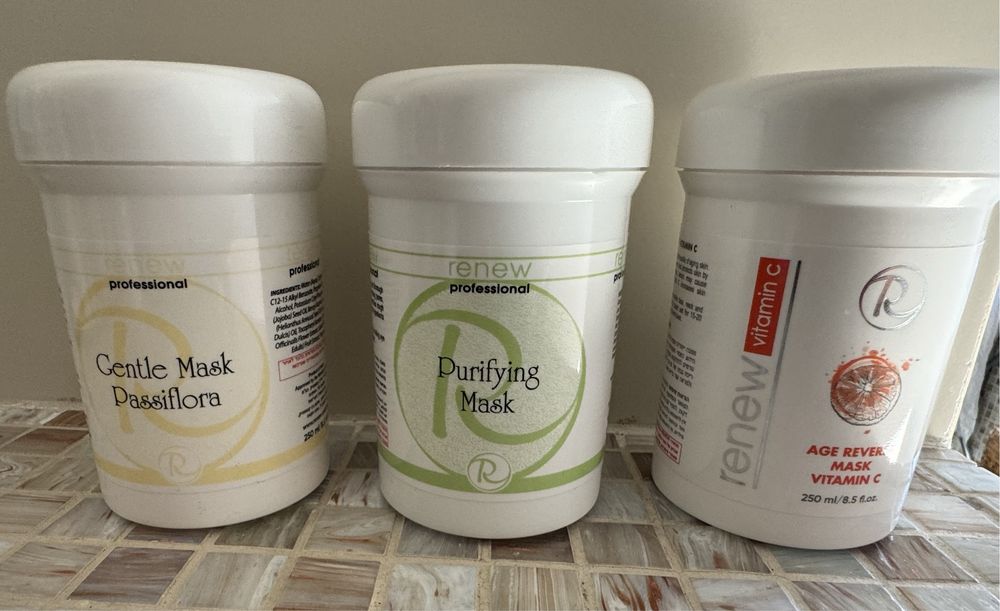 Розпродаж!  Набір Маски Renew Vitamin C, Purifying, Passiflora