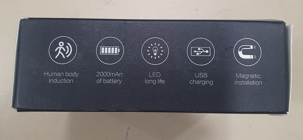 Luz de presença led 3000K com sensor de movimento ,magnético