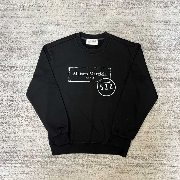 Чорний світшот Maison Margiela/Кофта Маржела / Свитшот Margiela XS-XXL