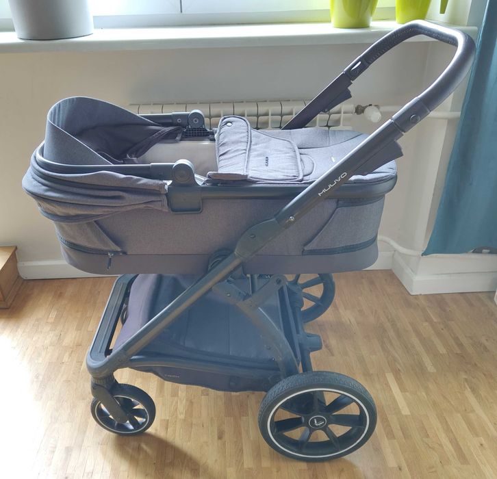 Wózek dziecięcy - Muuvo Trick 2w1 - Iron Graphite