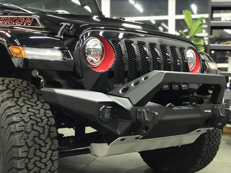 Jeep Wrangler передній бампер алюміній Rival