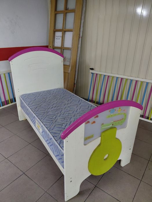 Cama berço convertível + Colchão