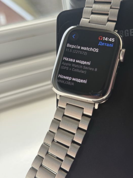 Apple Watch 8 45mm Stainless Steel GPS+LTE
