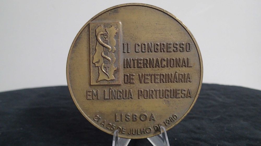 Medalha em bronze do II Congresso Internacional de Veterinária