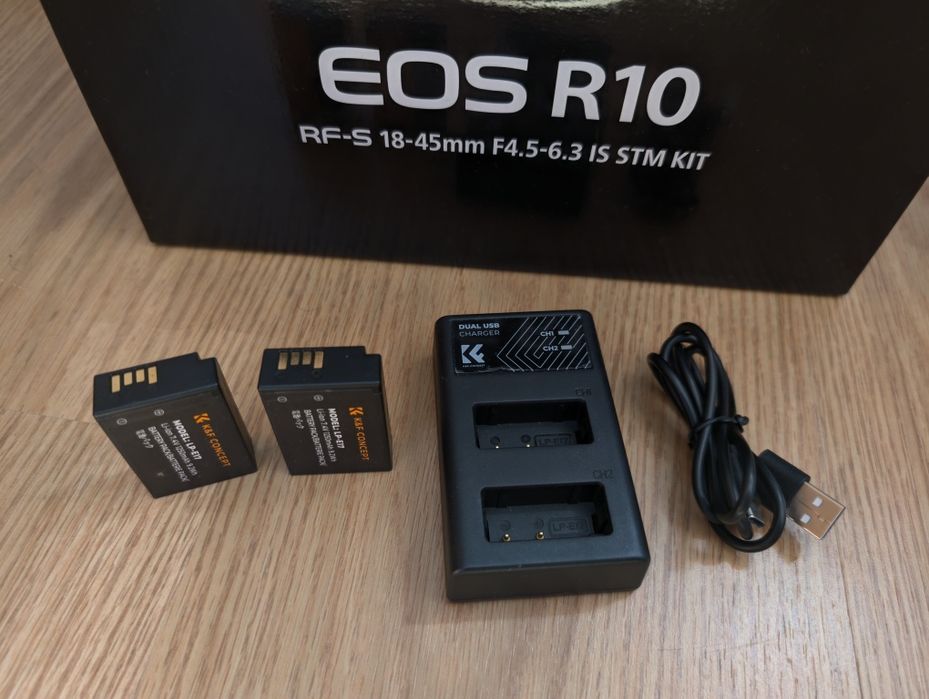 Canon EOS R10+ rf-s 18-45mm + 2 baterias