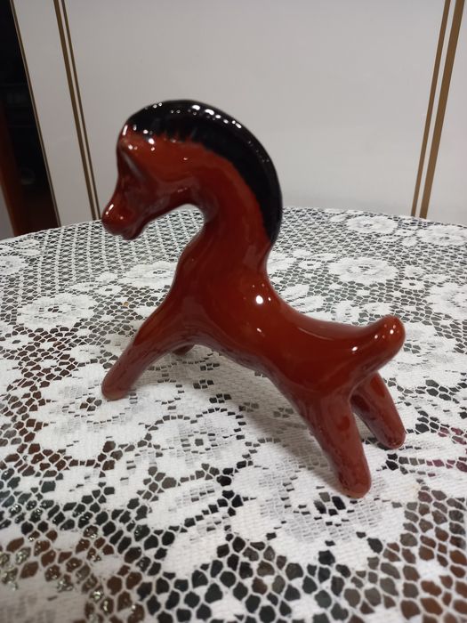 Керамічний коник, Васильківська майолика, 60х рокіа