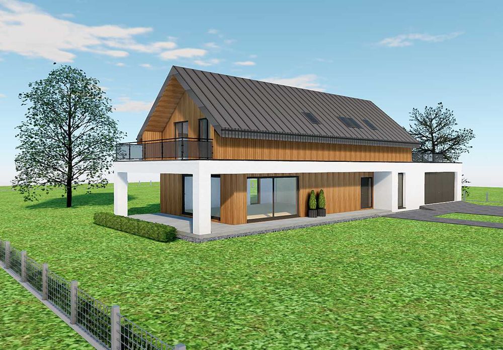 Projekty budowlane domów. Architekt. Konstrukcja.