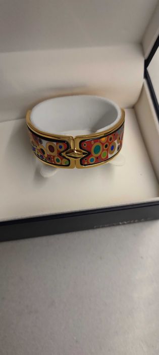 Pozłacana bransoletka damska Freywille.