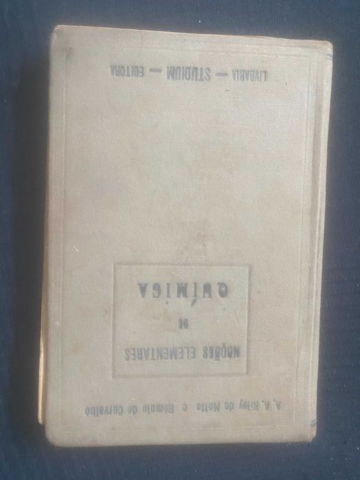 livro noções elementares de quimica de Riley de Motta