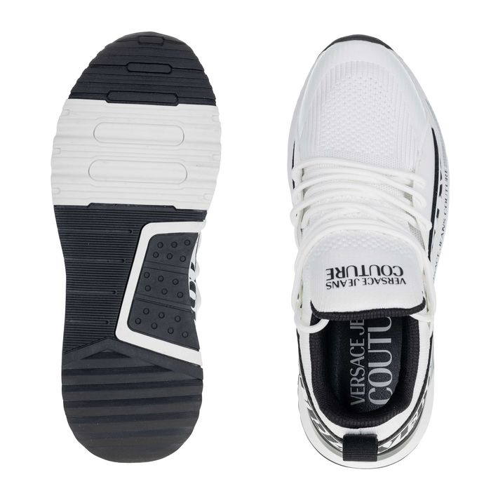 VERSACE JEANS COUTURE efektowne męskie sneakersy FONDO DYNAMIC white