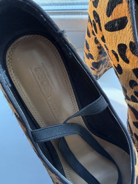 Asos туфлі шкіра леопард оригінал 37