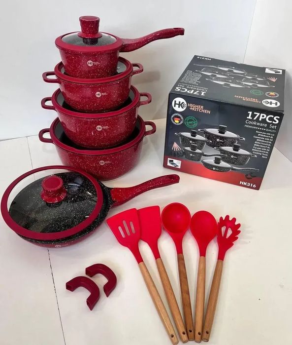 РОЗПРОДАЖ СКЛАДУ!Набір посуду Higher Kitchen НК-316 із 17 предметів