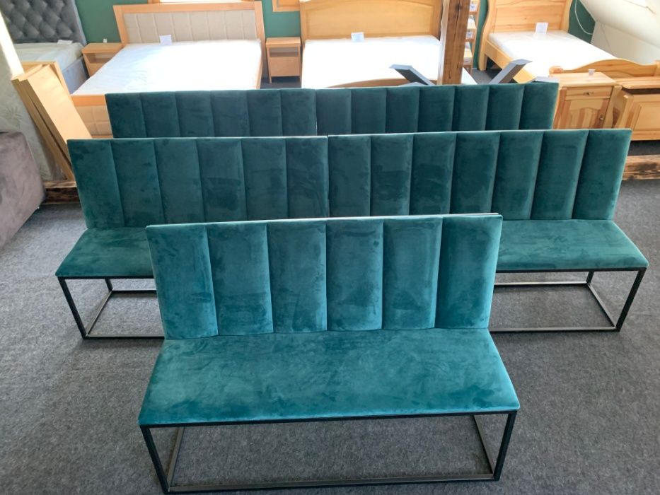 Ławki tapicerowane loże loft pod wymiar zabudowę