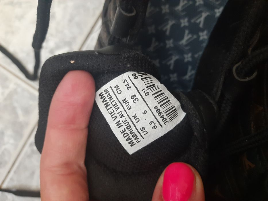 LV Sneakersy czarno brązowe podwyższane 37