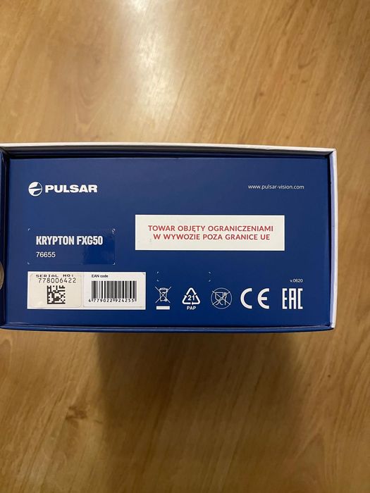 Nasadka termowizyjna Pulsar krypton FXG 50 adapter russan ARK2-62