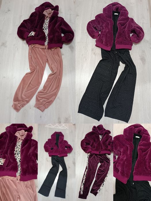 Futerko kurtka futerkowe miś Teddy przejściowa wiosna jesień zima śliw