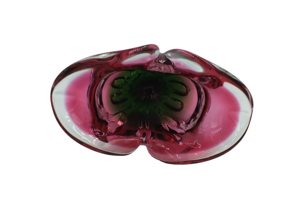 Cristallerie Bavaria wazon szkło ręcznie formowany b4/011319