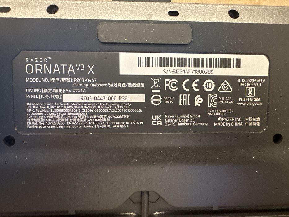 Teclado gaming razer