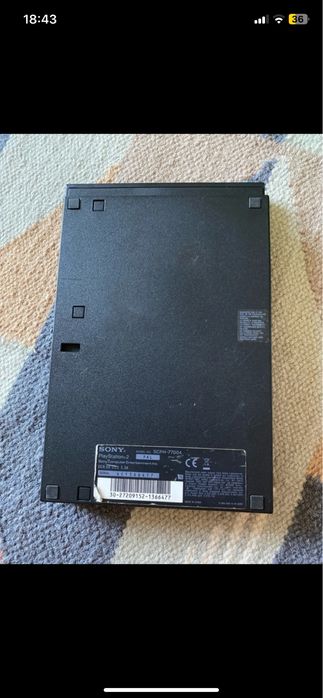 Playstation 2 com jogo