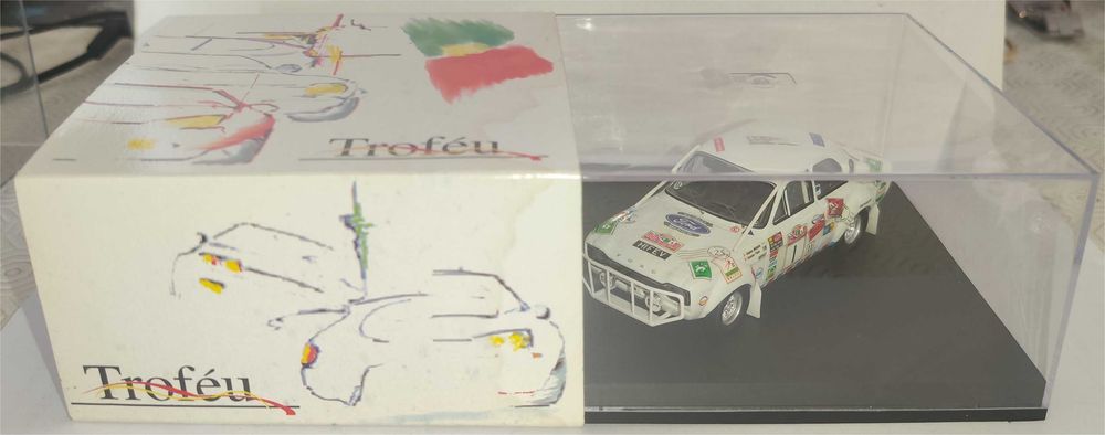 Troféu - Ford Escort MK1 - Vencedor Rally London-México 1995 - Hannu Mikkola
