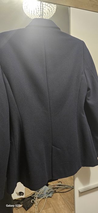 marynarka zara r 36 klasyczna granat