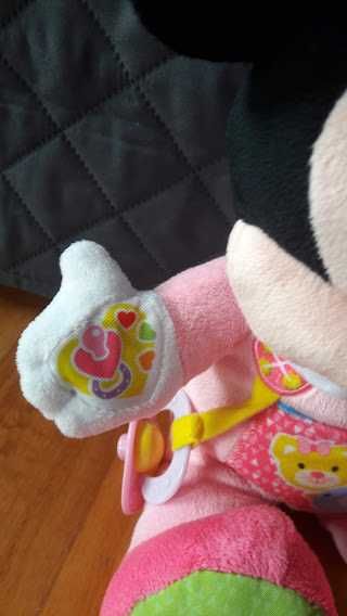 Peluche, Boneca, Minnie, menina, Canta