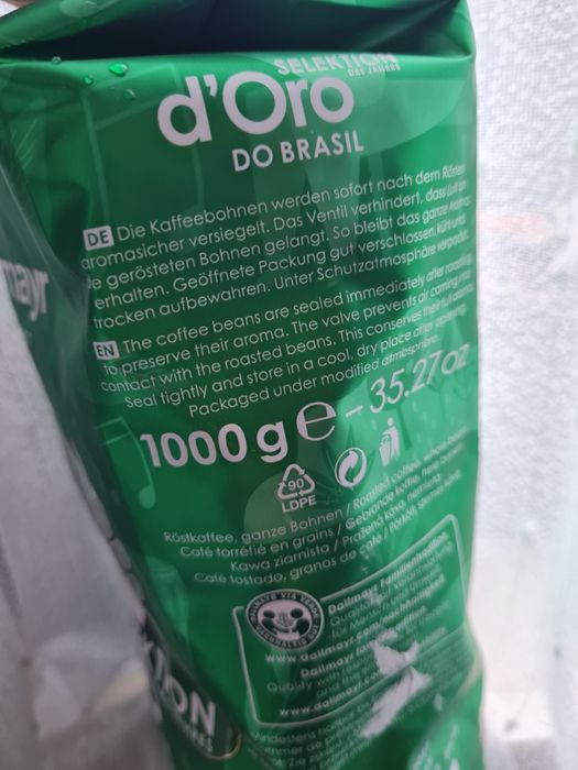Kawa z Niemiec dallmayr doro Brasilien 1kg ziarnista