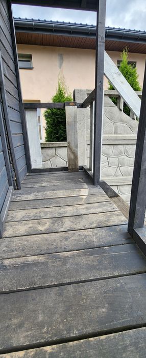 Domek drewniany dla dzieci Uszk.