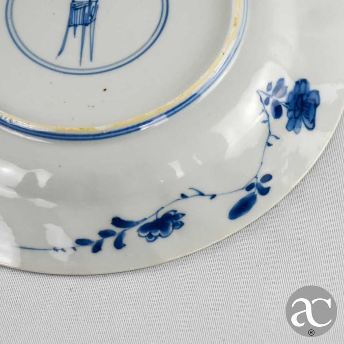 Prato em porcelana da China, Período Kangxi, séc. XVII / XVIII