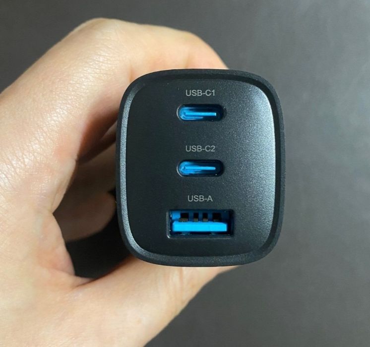 Ładowarka PD GaN 65W mocna do Samsung iPhone Laptop Tablet
