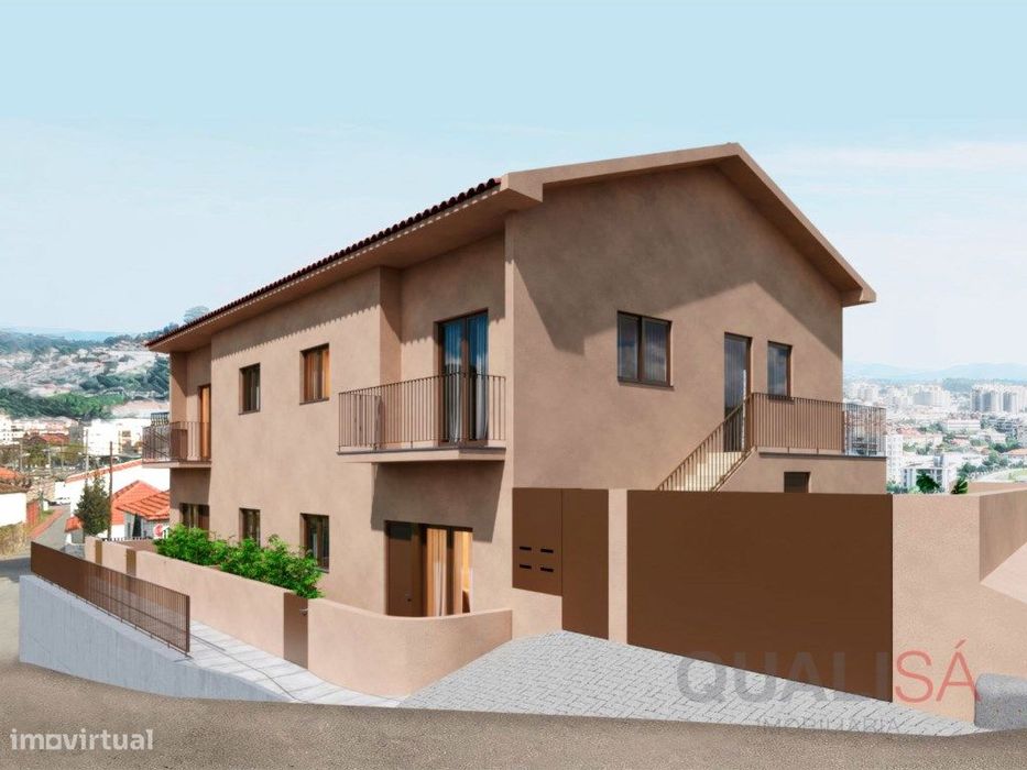 Apartamento T2 novo com logradouro e lugar de garagem em Ferreiros ...