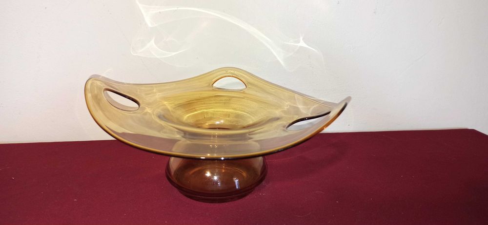 patera bursztynowa huta Laura