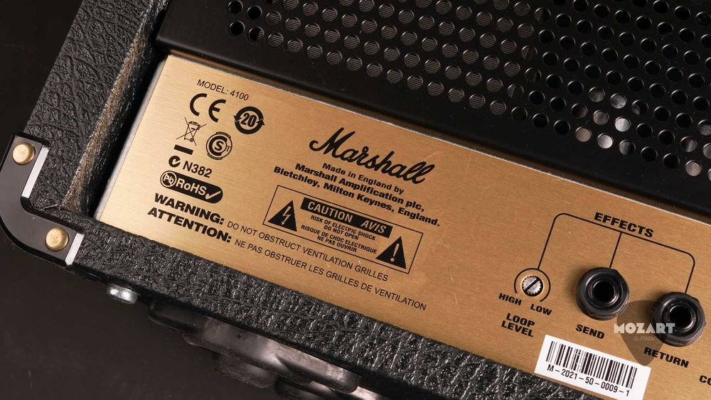 Marshall JCM900 Dual Reverb 4100 Head 100W + footswitch