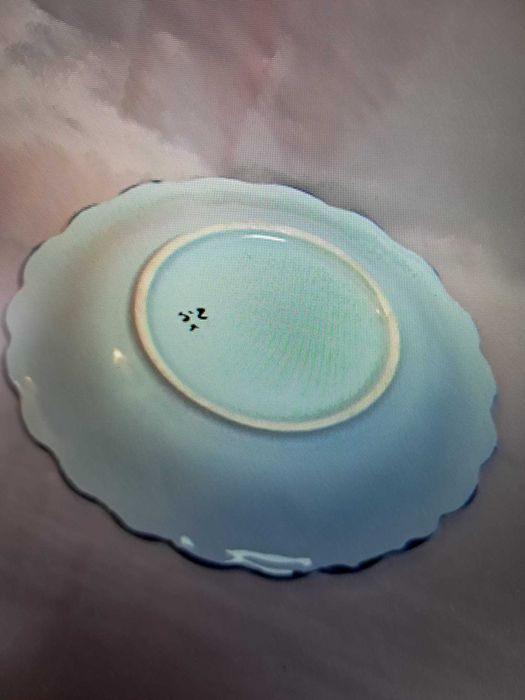 Louça Vestal vidrado azul 3 peças