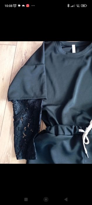 Spodnie i bluza komplet masełko