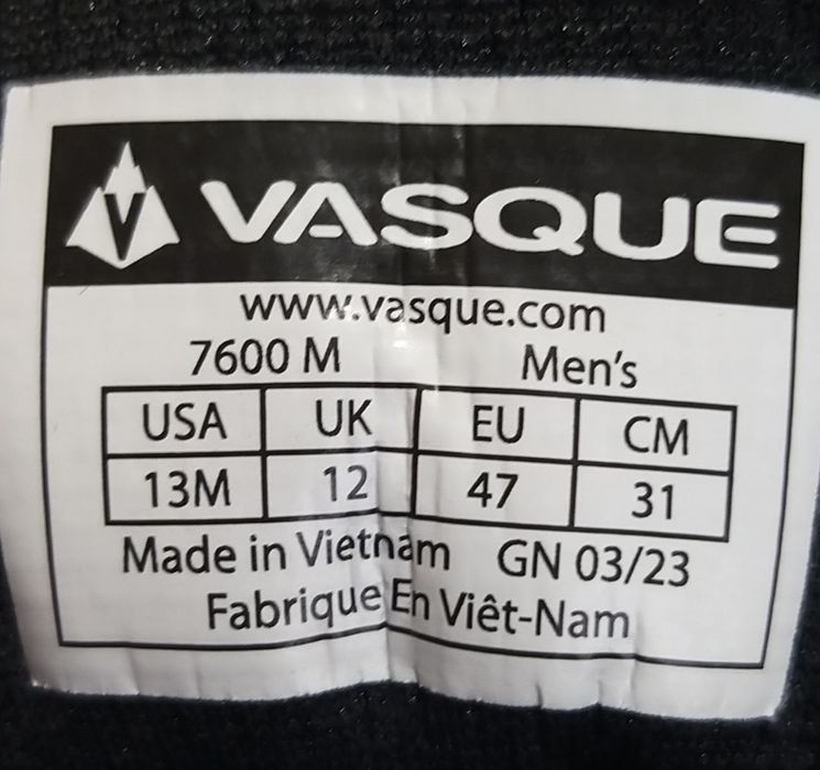 Черевики Vasque Breeze LT GTX, 47р. на 30.5 см
