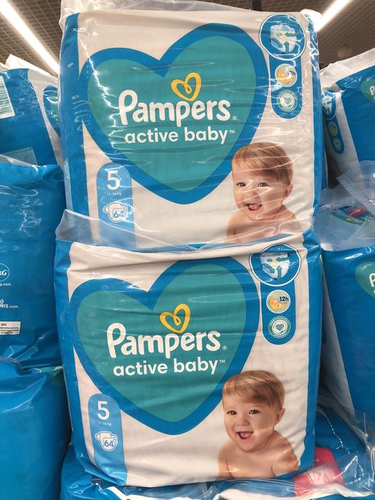 Pieluchy Pampers 5 Active Baby.Szybka wysyłka!