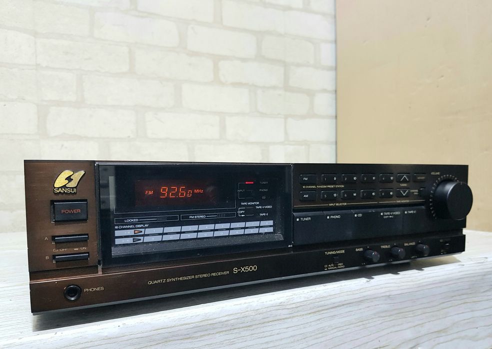 FM/AM Стерео ресивер/підсилювач Sansui S-X500 2x30Вт  б/у з  Німеччини