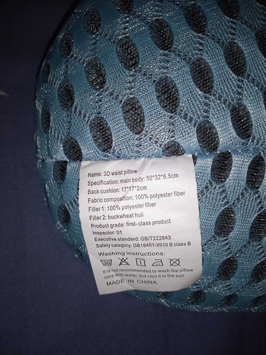 Orthopedic Lumbar Pillow Back Relieve Sleep Sciatica Pain