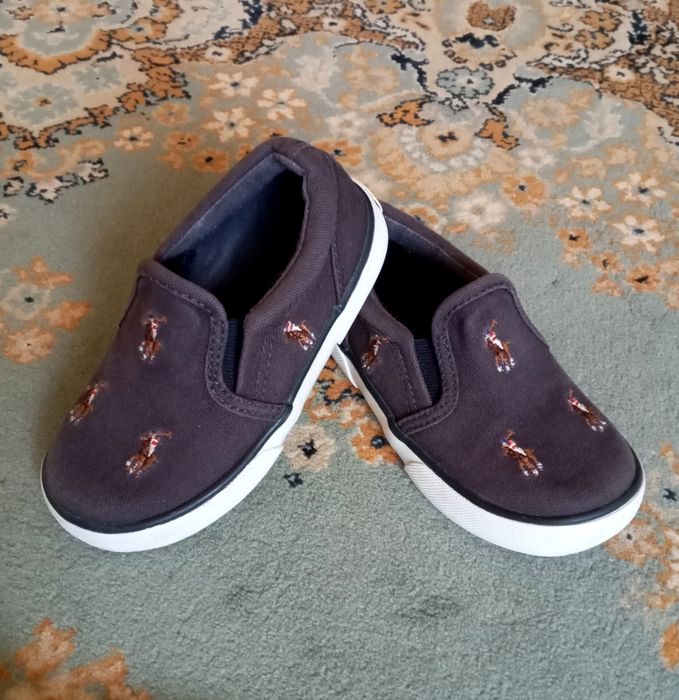 Слипоны(мокасины) Polo Ralph Louren р.24,5,стелька 16 см.