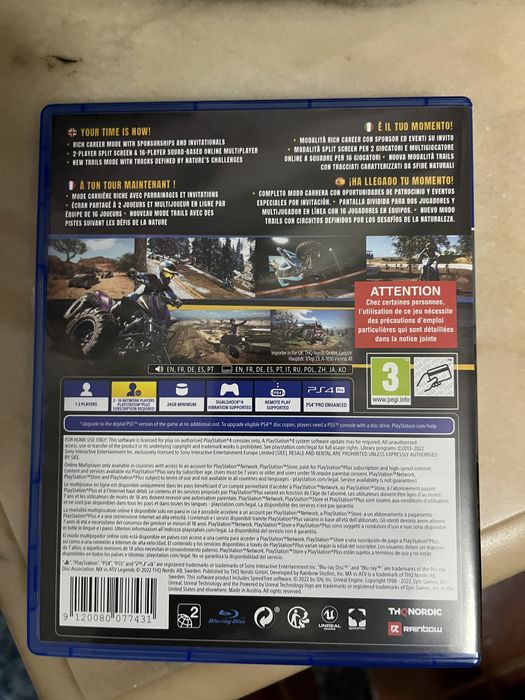 MX vs ATV Legends PS4