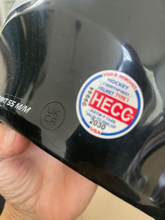 Kask hokejowy z krata okazja Bauer Re-Akt 55 rozm M