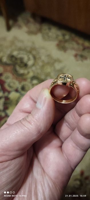 Печатка мужская 21 размер 585 проба 6,10гр18.000гр