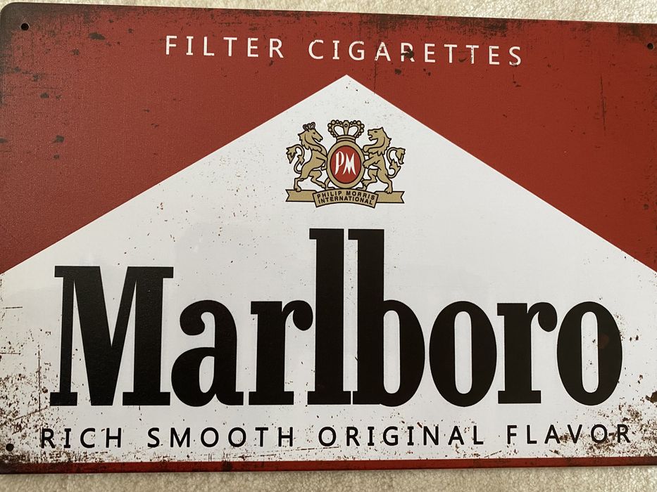 Ultimas • MARLBORO - Placa metalica decorativa (nova)
