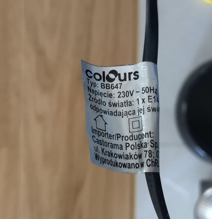 Lampka biurkowa colours