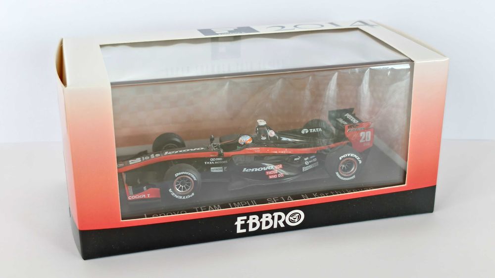 Ebbro 1:43 2014 Modelo Super Formula Japão SF14 Toyota #20 Karthikeyan